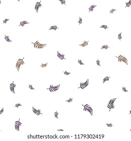 Dark Red vector seamless abstract background with leaves. Modern geometrical abstract illustration with leaves. Pattern for design of window blinds, curtains.