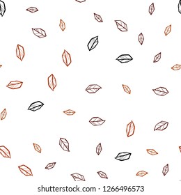 Dark Red vector seamless abstract design with leaves. leaves on elegant natural pattern with gradient. Design for textile, fabric, wallpapers.