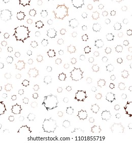 Dark Red vector seamless backdrop with dots. Blurred decorative design in abstract style with bubbles. Pattern can be used for futuristic ad, booklets.