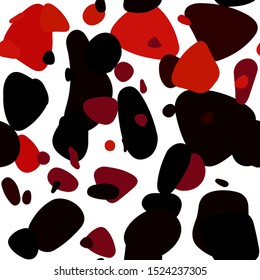 Dark Red vector seamless backdrop with dots. Blurred decorative design in abstract style with bubbles. Design for wallpaper, fabric makers.