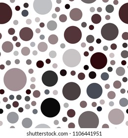 Dark Red vector seamless background with bubbles. Beautiful colored illustration with blurred circles in nature style. Beautiful design for your business advert.