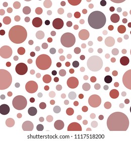 Dark Red vector seamless background with bubbles. Abstract illustration with colored bubbles in nature style. New design for ad, poster, banner of your website.