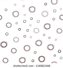 Dark Red vector seamless background with bubbles. Blurred bubbles on abstract background with colorful gradient. Pattern can be used for ads, leaflets.