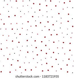Dark Red vector seamless background with bubbles. Blurred decorative design in abstract style with bubbles. Design for textile, fabric, wallpapers.