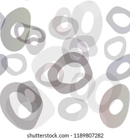 Dark Red vector seamless background with bubbles. Colorful illustration with blurred circles in nature style. Template for business cards, websites.