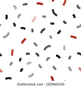 Dark Red vector seamless background with bent ribbons. Creative geometric illustration in marble style with gradient. Pattern for your business design.