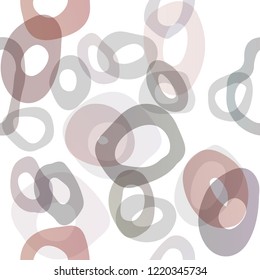 Dark Red vector seamless background with bubbles. Modern abstract illustration with colorful water drops. Template for business cards, websites.