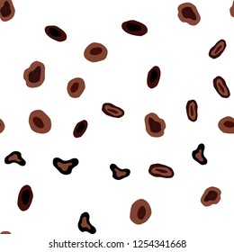 Dark Red vector seamless background with bubbles. Blurred decorative design in abstract style with bubbles. Template for business cards, websites.