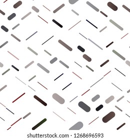 Dark Red vector seamless background with straight lines. Modern geometrical abstract illustration with staves. Smart design for your business advert.