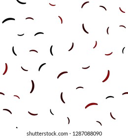 Dark Red vector seamless background with wry lines. Shining colorful illustration in simple style. Elegant pattern for a brand book.
