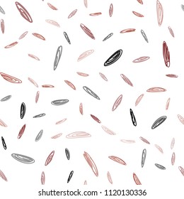 Dark Red vector seamless cover with spots. Illustration with set of shining colorful abstract circles. Pattern can be used for futuristic ad, booklets.