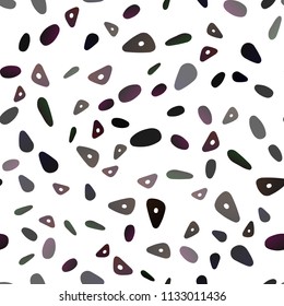 Dark Red vector seamless cover in polygonal style with circles. Decorative design in abstract style with lines, dots. Smart design for your business advert.