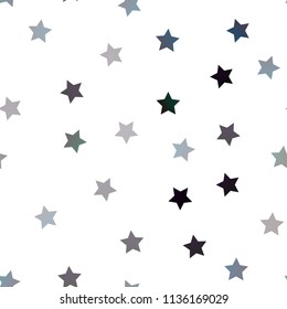 Dark Red vector seamless cover with small and big stars. Modern geometrical abstract illustration with stars. The pattern can be used for websites.
