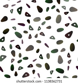 Dark Red vector seamless cover in polygonal style with circles. Abstract gradient illustration with circles, triangles. The template can be used as a background.
