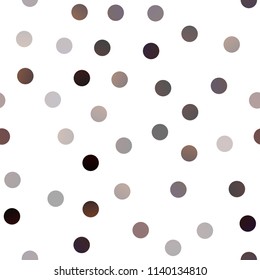 Dark Red vector seamless cover with spots. Modern abstract illustration with colorful water drops. New design for ad, poster, banner of your website.