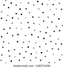 Dark Red vector seamless cover with spots. Beautiful colored illustration with blurred circles in nature style. The pattern can be used for ads, leaflets of liquid.