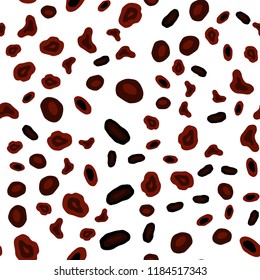 Dark Red vector seamless cover with spots. Blurred decorative design in abstract style with bubbles. Trendy design for wallpaper, fabric makers.