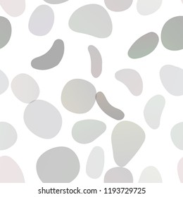 Dark Red vector seamless cover with circles. Glitter abstract illustration with blurred drops of rain. Pattern for design of fabric, wallpapers.