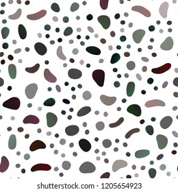Dark Red vector seamless cover with circles. Blurred decorative design in abstract style with bubbles. Trendy design for wallpaper, fabric makers.
