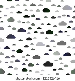 Dark Red vector seamless cover with clouds. Beautiful illustration with colorful sky, clouds. Trendy design for wallpaper, fabric makers.
