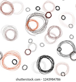 Dark Red vector seamless cover with spots. Glitter abstract illustration with blurred drops of rain. Template for business cards, websites.