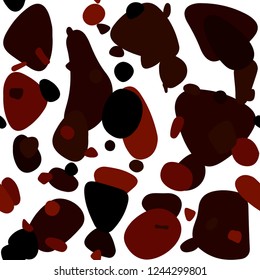 Dark Red vector seamless cover with spots. Glitter abstract illustration with blurred drops of rain. Template for business cards, websites.