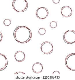 Dark Red vector seamless cover with spots. Glitter abstract illustration with blurred drops of rain. Design for wallpaper, fabric makers.