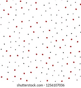 Tapa transparente de vector rojo oscuro con manchas. Ilustración abstracta con burbujas de colores al estilo natural. Diseño moderno para tapicería, tejidos.