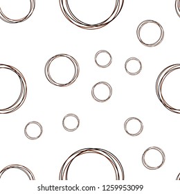 Dark Red vector seamless cover with spots. Illustration with set of shining colorful abstract circles. Template for business cards, websites.
