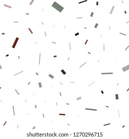 Dark Red vector seamless cover in polygonal style. Decorative design in abstract style with rectangles. Pattern for busines ad, booklets, leaflets