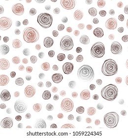 Dark Red vector seamless doodle bright template. flowers on elegant natural pattern with gradient. Brand-new design for your business.
