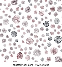 Dark Red vector seamless doodle blurred texture. Decorative illustration with doodles on abstract template. Completely new template for your brand book.