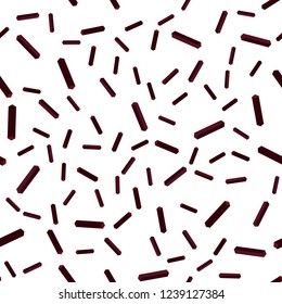 Dark Red vector seamless, isometric cover with stright stripes. Colorful shining illustration with lines on abstract template. Design for wallpaper, fabric makers.