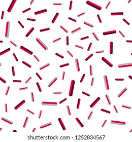 Dark Red vector seamless, isometric texture with colored lines. Lines on blurred abstract background with gradient. Design for wallpaper, fabric makers.