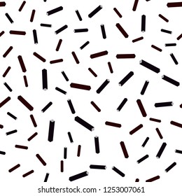 Dark Red vector seamless, isometric texture with colored lines. Lines on blurred abstract background with gradient. Texture for window blinds, curtains.