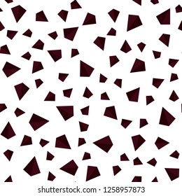 Dark Red vector seamless, isometric template with crystals, triangles. Modern abstract illustration with colorful triangles. Pattern for trendy fabric, wallpapers.