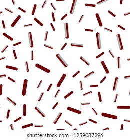 Dark Red vector seamless, isometric background with stright stripes. Lines on blurred abstract background with gradient. Design for wallpaper, fabric makers.