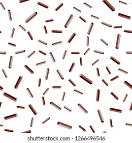Dark Red vector seamless, isometric template with repeated sticks. Shining colored illustration with sharp stripes. Pattern for trendy fabric, wallpapers.