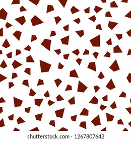 Dark Red vector seamless, isometric texture with triangular style. Beautiful illustration with triangles in nature style. Design for textile, fabric, wallpapers.