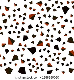 Dark Red vector seamless, isometric background with triangles. Modern abstract illustration with colorful triangles. Design for wallpaper, fabric makers.