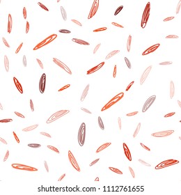 Dark Red vector seamless layout with circle shapes. Glitter abstract illustration with blurred drops of rain. Pattern can be used for ads, leaflets.
