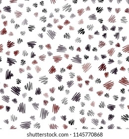 Dark Red vector seamless layout with flat lines. Lines on blurred abstract background with gradient. Pattern for ads, posters, banners.