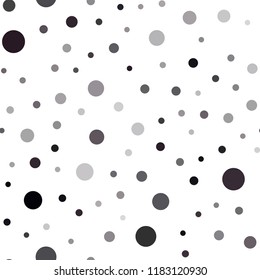 Dark Red vector seamless layout with circle shapes. Abstract illustration with colored bubbles in nature style. Pattern for design of window blinds, curtains.
