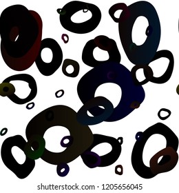 Dark Red vector seamless layout with circle spots. Colorful illustration with blurred circles in nature style. Trendy design for wallpaper, fabric makers.