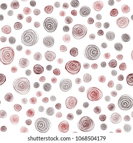 Dark Red vector seamless natural elegant artwork. An elegant bright illustration with flowers in Natural style. The textured pattern can be used for website.