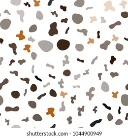 Dark Red vector seamless pattern with lines, ovals. Abstract bandy lines on white background. The best seamless design for your business.