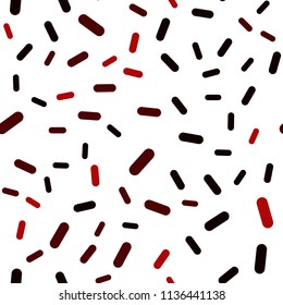 Dark Red vector seamless pattern with sharp lines. Shining colored illustration with sharp stripes. Smart design for your business advert.