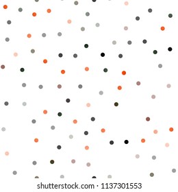 Dark Red vector seamless pattern with spheres. Modern abstract illustration with colorful water drops. The pattern can be used for aqua ad, booklets.