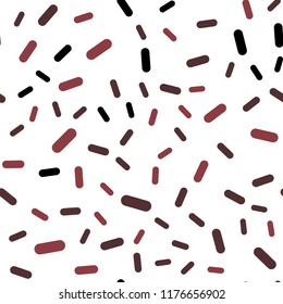 Dark Red vector seamless pattern with sharp lines. Lines on blurred abstract background with gradient. Pattern for your busines websites.