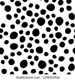 Dark Red vector seamless pattern with spheres. Modern abstract illustration with colorful water drops. Pattern for trendy fabric, wallpapers.
